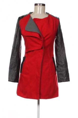 Дамско палто Unbranded, Размер S, Цвят Червен, Цена 14,99 лв.