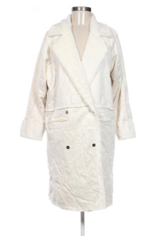 Дамско палто Unbranded, Размер XL, Цвят Екрю, Цена 39,99 лв.