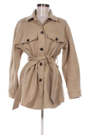 Dámský kabát  Zara, Velikost S, Barva Béžová, Cena  709,00 Kč