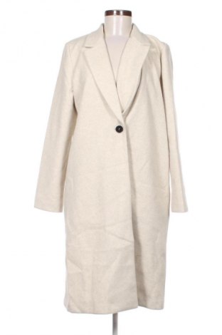 Дамско палто Zara, Размер L, Цвят Бежов, Цена 44,99 лв.