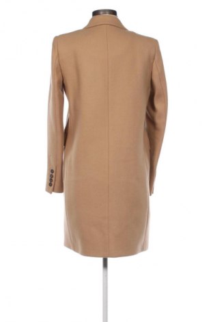 Дамско палто Zara, Размер M, Цвят Бежов, Цена 184,30 лв.