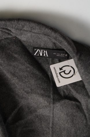 Дамско палто Zara, Размер L, Цвят Сив, Цена 56,99 лв.