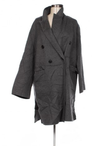 Дамско палто Zara, Размер L, Цвят Сив, Цена 56,99 лв.