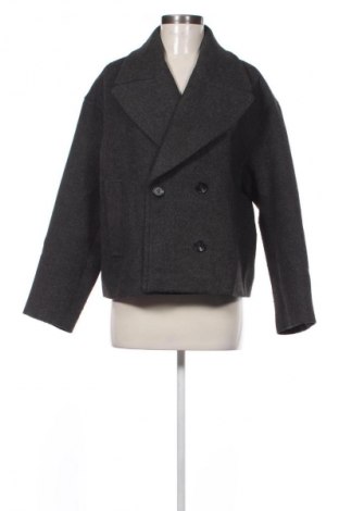 Дамско палто Zara, Размер M, Цвят Сив, Цена 63,99 лв.