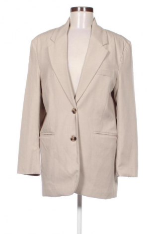 Дамско сако Bershka, Размер S, Цвят Бежов, Цена 47,88 лв.
