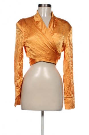 Damen Blazer Bershka, Größe L, Farbe Orange, Preis 22,99 €