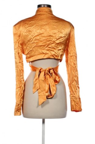 Damen Blazer Bershka, Größe L, Farbe Orange, Preis 22,99 €
