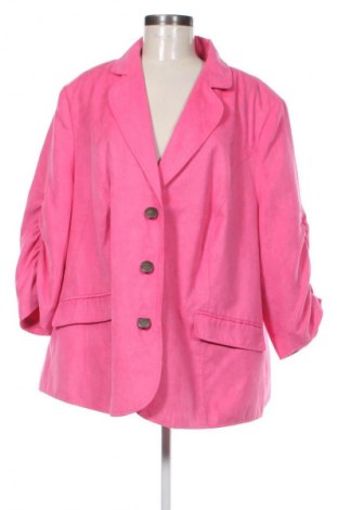Дамско сако Ulla Popken, Размер 3XL, Цвят Розов, Цена 47,99 лв.