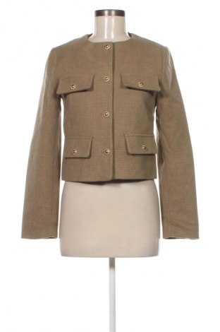 Дамско сако Zara, Размер XS, Цвят Зелен, Цена 96,99 лв.