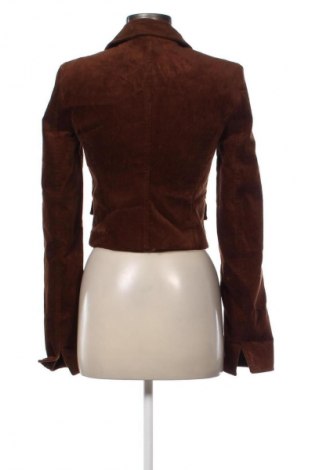 Дамско сако Zara, Размер XS, Цвят Кафяв, Цена 15,99 лв.