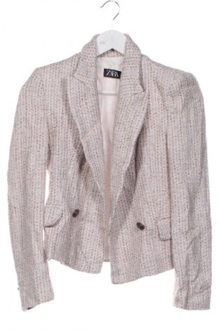 Дамско сако Zara, Размер XS, Цвят Многоцветен, Цена 19,99 лв.