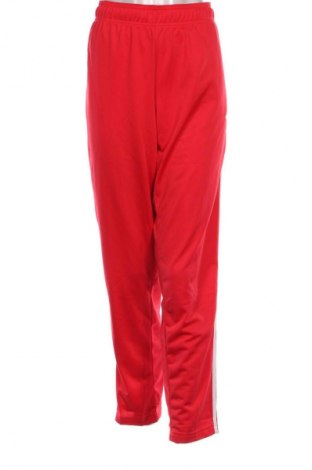 Дамско спортно долнище Adidas, Размер XXL, Цвят Червен, Цена 93,99 лв.