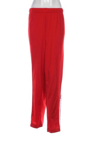 Дамско спортно долнище Adidas Originals, Размер 3XL, Цвят Червен, Цена 93,99 лв.