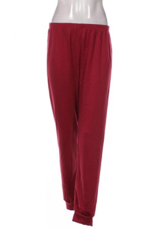 Дамско спортно долнище Unbranded, Размер L, Цвят Червен, Цена 19,99 лв.