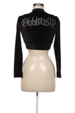 Дамско спортно горнище Unbranded, Размер S, Цвят Черен, Цена 21,99 лв.