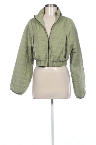 Дамско яке Bershka, Размер L, Цвят Зелен, Цена 23,99 лв.