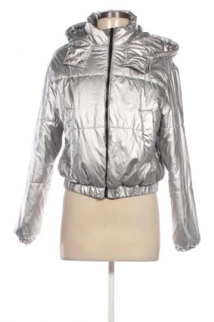 Geacă de femei Bershka, Mărime S, Culoare Gri, Preț 152,63 Lei