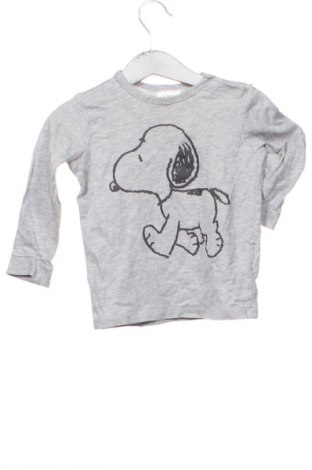 Kinder Shirt H&M, Größe 9-12m/ 74-80 cm, Farbe Grau, Preis 5,56 €