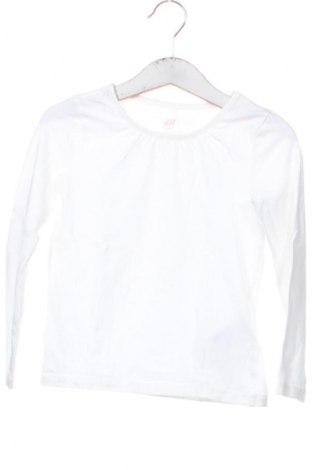 Παιδική μπλούζα H&M, Μέγεθος 4-5y/ 110-116 εκ., Χρώμα Λευκό, Τιμή 5,99 €
