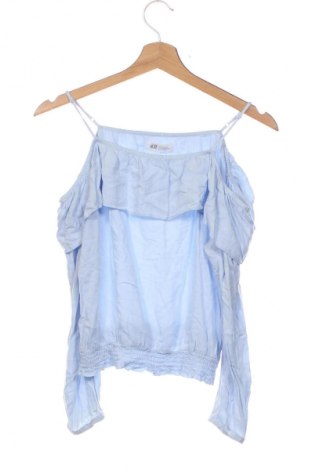 Детска блуза H&M, Размер 12-13y/ 158-164 см, Цвят Син, Цена 7,99 лв.