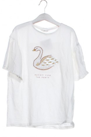Kinder Shirt Mango, Größe 12-13y/ 158-164 cm, Farbe Weiß, Preis 5,99 €
