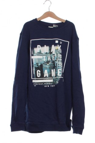 Kinder Shirt Manguun, Größe 15-18y/ 170-176 cm, Farbe Blau, Preis 2,99 €