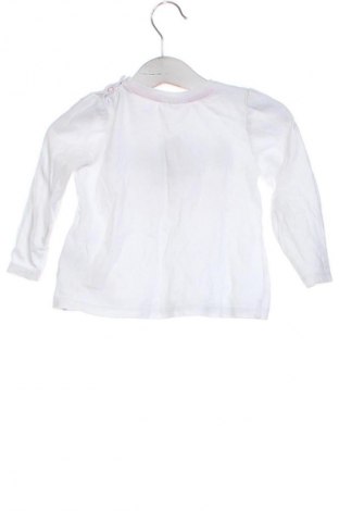 Детска блуза Pepco, Размер 12-18m/ 80-86 см, Цвят Бял, Цена 12,00 лв.