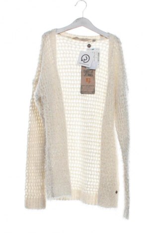 Kinder Strickjacke Garcia Jeans, Größe 11-12y/ 152-158 cm, Farbe Ecru, Preis 19,99 €