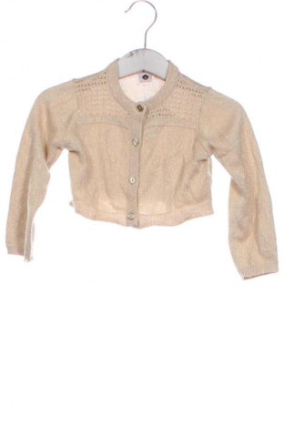 Детска жилетка Grain De Ble, Размер 9-12m/ 74-80 см, Цвят Златист, Цена 17,10 лв.