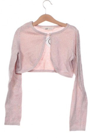 Kinder Strickjacke H&M, Größe 8-9y/ 134-140 cm, Farbe Rosa, Preis 10,37 €