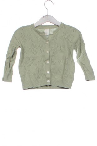 Детска жилетка H&M, Размер 12-18m/ 80-86 см, Цвят Зелен, Цена 17,00 лв.