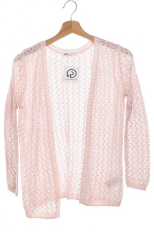 Kinder Strickjacke H&M, Größe 10-11y/ 146-152 cm, Farbe Rosa, Preis 5,99 €