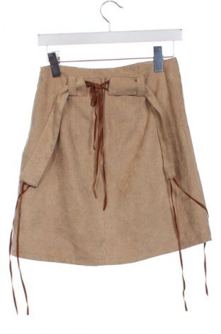 Детска пола Unbranded, Размер 15-18y/ 170-176 см, Цвят Бежов, Цена 31,28 лв.