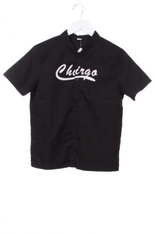 Kinderhemd Unbranded, Größe 10-11y/ 146-152 cm, Farbe Schwarz, Preis 10,48 €
