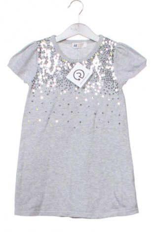 Kinderkleid H&M, Größe 4-5y/ 110-116 cm, Farbe Grau, Preis 8,99 €
