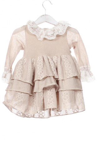 Детска рокля Unbranded, Размер 12-18m/ 80-86 см, Цвят Бежов, Цена 23,94 лв.