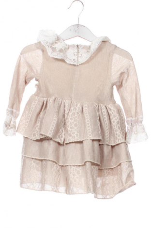 Детска рокля Unbranded, Размер 12-18m/ 80-86 см, Цвят Бежов, Цена 23,94 лв.