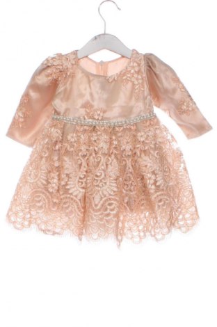 Детска рокля Unbranded, Размер 12-18m/ 80-86 см, Цвят Бежов, Цена 23,94 лв.