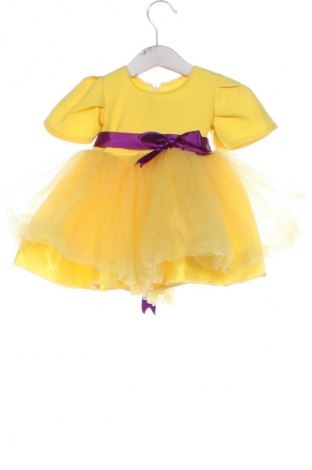 Детска рокля Unbranded, Размер 9-12m/ 74-80 см, Цвят Жълт, Цена 23,94 лв.