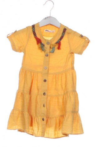 Kinderkleid Unbranded, Größe 2-3y/ 98-104 cm, Farbe Gelb, Preis 12,99 €