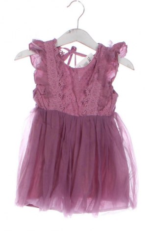Kinderkleid Unbranded, Größe 9-12m/ 74-80 cm, Farbe Lila, Preis 10,99 €