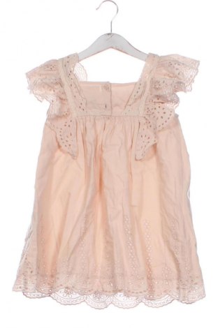 Детска рокля Zara, Размер 2-3y/ 98-104 см, Цвят Бежов, Цена 20,14 лв.