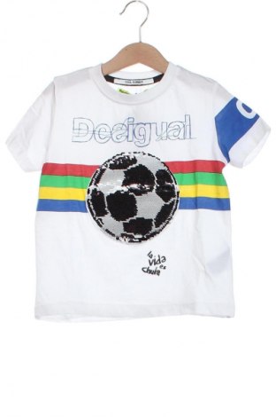 Tricou pentru copii Desigual, Mărime 3-4y/ 104-110 cm, Culoare Alb, Preț 145,99 Lei