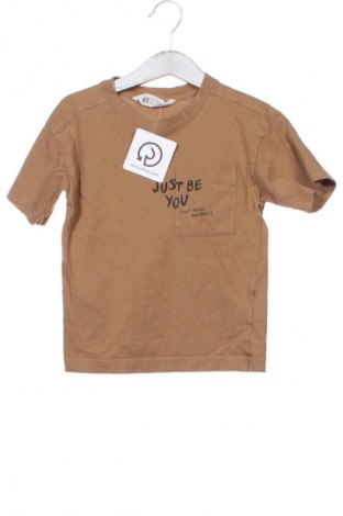 Kinder T-Shirt H&M, Größe 2-3y/ 98-104 cm, Farbe Braun, Preis 4,99 €