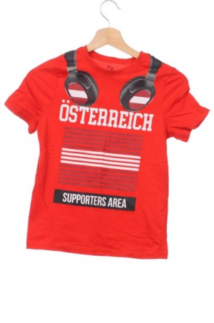 Dětské tričko  Here+There, Velikost 8-9y/ 134-140 cm, Barva Červená, Cena  152,00 Kč