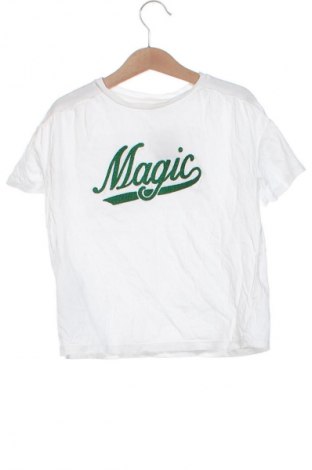 Kinder T-Shirt Mango, Größe 7-8y/ 128-134 cm, Farbe Weiß, Preis 3,99 €