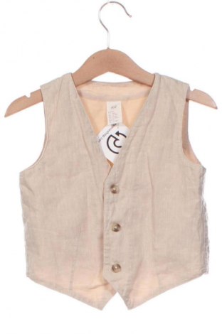 Детски елек H&M, Размер 12-18m/ 80-86 см, Цвят Бежов, Цена 21,00 лв.