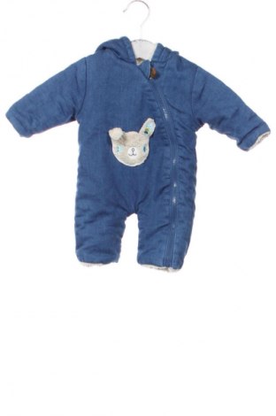 Детски гащеризон Vertbaudet, Размер 1-2m/ 50-56 см, Цвят Син, Цена 31,28 лв.