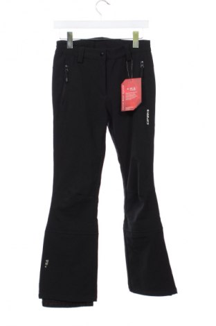 Spodnie dziecięce do sportów zimowych Icepeak, Rozmiar 12-13y/ 158-164 cm, Kolor Czarny, Cena 321,47 zł