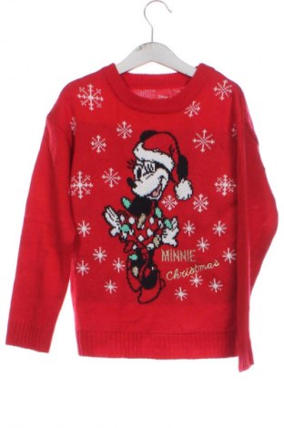Детски пуловер Disney, Размер 7-8y/ 128-134 см, Цвят Червен, Цена 16,99 лв.